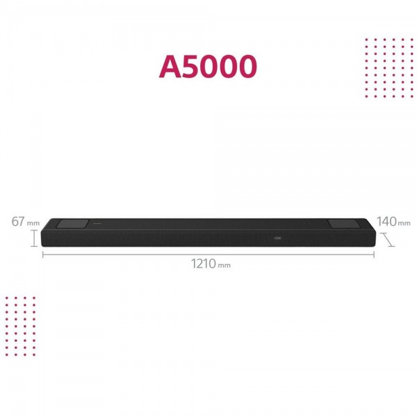 Sony HTA5000-CEK 5.1.2 ch Soundbar