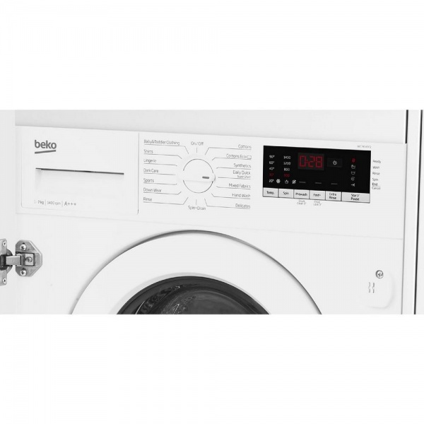 Beko WIC74545F2 Integrated 7kg 1400 Spin Washing Machine