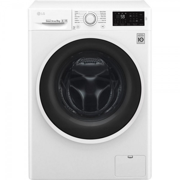 LG F4J608WN 8kg 1400 Spin Washing Machine