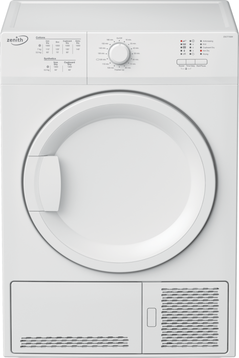 Zenith ZDCT700W 7kg Condenser Tumble Dryer